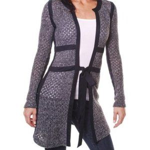 Delphine | Ink Tie-Waist Cardigan